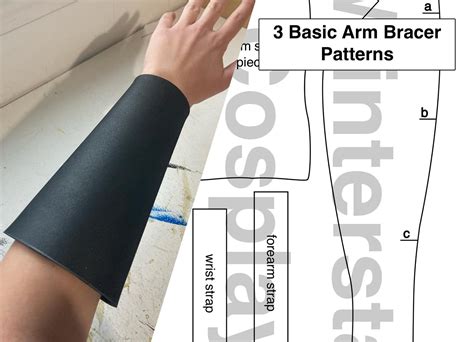 Printable Leather Bracer Pattern